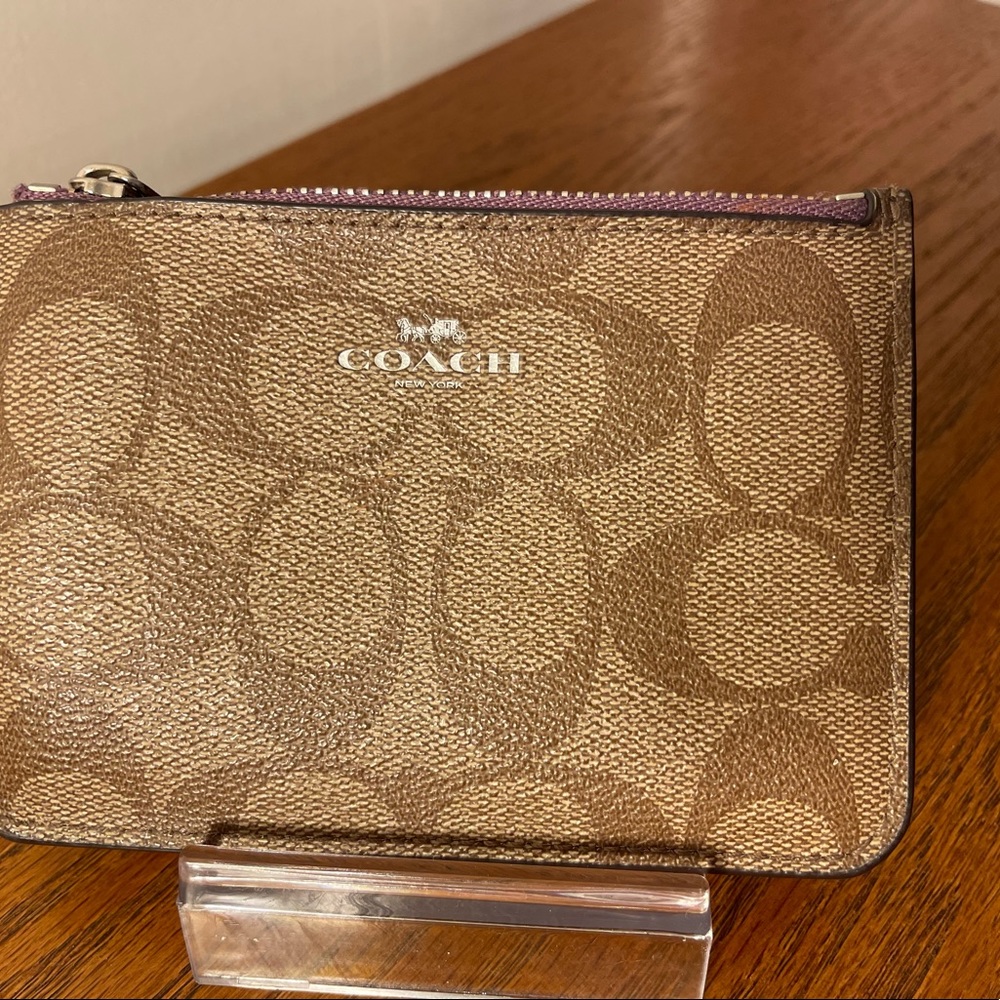 Coach Keychain Small Signature Wallet
